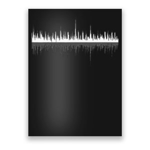 Sound Wave Awesome Music Poster