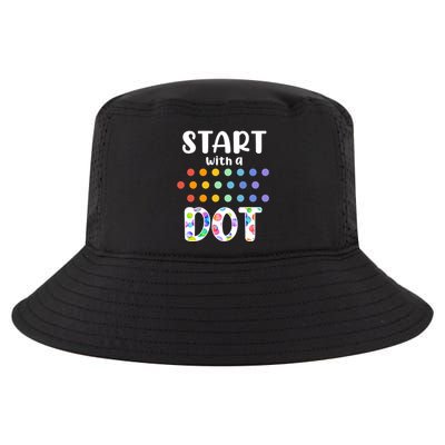 Start With A Dot Inernational Dot Day Cool Comfort Performance Bucket Hat