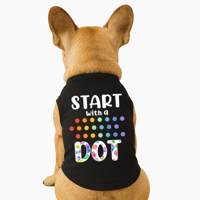 Start With A Dot Inernational Dot Day Doggie Tank