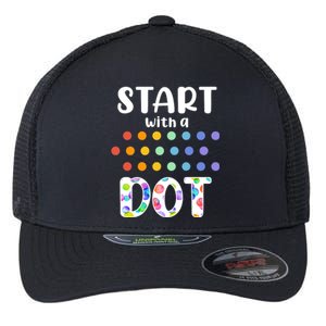 Start With A Dot Inernational Dot Day Flexfit Unipanel Trucker Cap