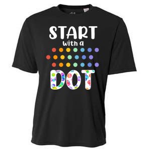 Start With A Dot Inernational Dot Day Cooling Performance Crew T-Shirt