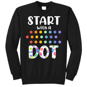 Start With A Dot Inernational Dot Day Sweatshirt