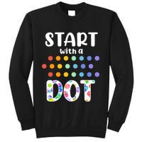 Start With A Dot Inernational Dot Day Sweatshirt