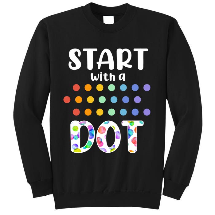 Start With A Dot Inernational Dot Day Sweatshirt
