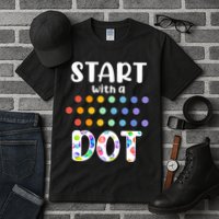 Start With A Dot Inernational Dot Day Tall T-Shirt