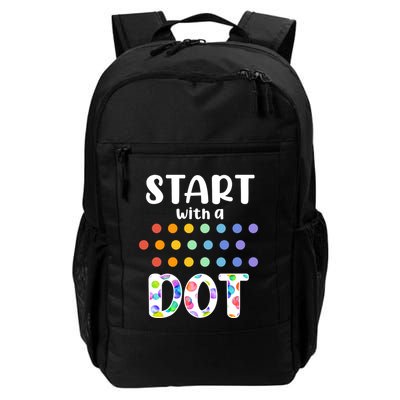 Start With A Dot Inernational Dot Day Daily Commute Backpack