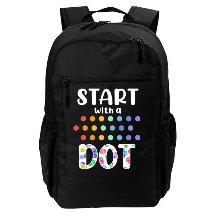 Start With A Dot Inernational Dot Day Daily Commute Backpack