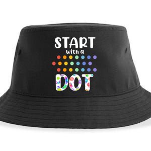 Start With A Dot Inernational Dot Day Sustainable Bucket Hat