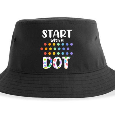 Start With A Dot Inernational Dot Day Sustainable Bucket Hat