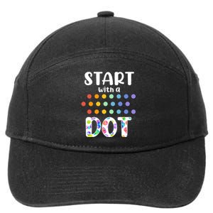 Start With A Dot Inernational Dot Day 7-Panel Snapback Hat