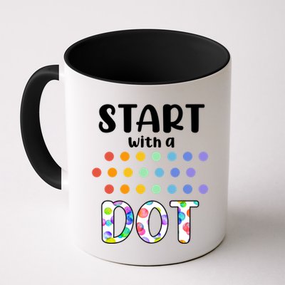 Start With A Dot Inernational Dot Day Mug