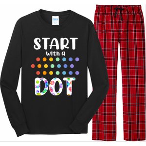 Start With A Dot Inernational Dot Day Long Sleeve Pajama Set