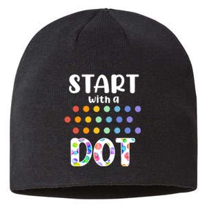 Start With A Dot Inernational Dot Day Sustainable Beanie