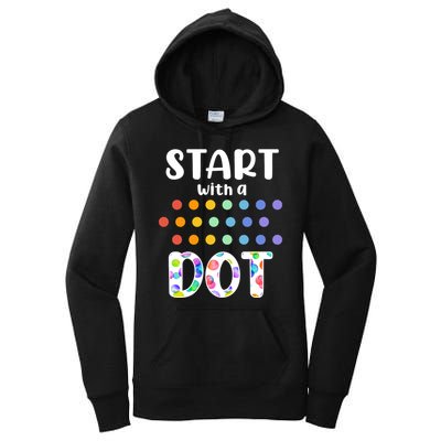 Start With A Dot Inernational Dot Day Women's Pullover Hoodie