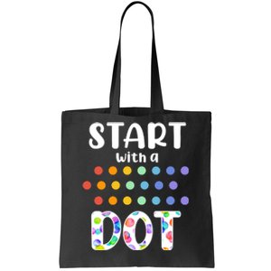 Start With A Dot Inernational Dot Day Tote Bag