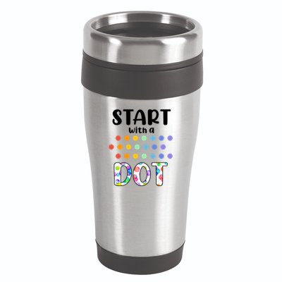 Start With A Dot Inernational Dot Day 16oz Travel Tumbler