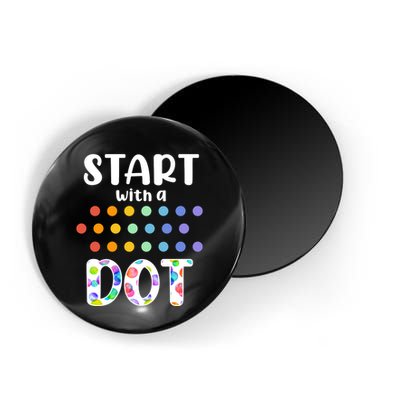 Start With A Dot Inernational Dot Day Magnet