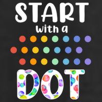 Start With A Dot Inernational Dot Day 25L Jumbo Tote