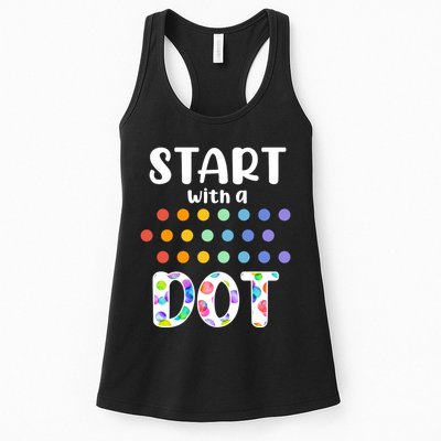 Start With A Dot Inernational Dot Day Womens Tank Top