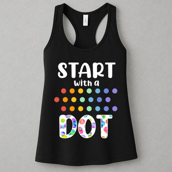Start With A Dot Inernational Dot Day Womens Tank Top