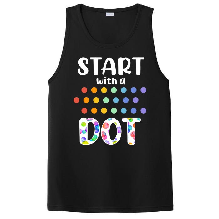 Start With A Dot Inernational Dot Day PosiCharge Competitor Tank