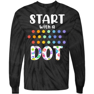 Start With A Dot Inernational Dot Day Tie-Dye Long Sleeve Shirt