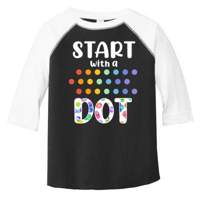 Start With A Dot Inernational Dot Day Toddler Fine Jersey T-Shirt