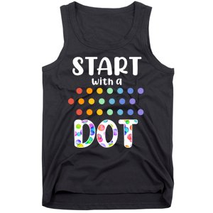 Start With A Dot Inernational Dot Day Tank Top