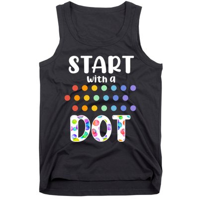 Start With A Dot Inernational Dot Day Tank Top