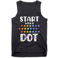 Start With A Dot Inernational Dot Day Tank Top
