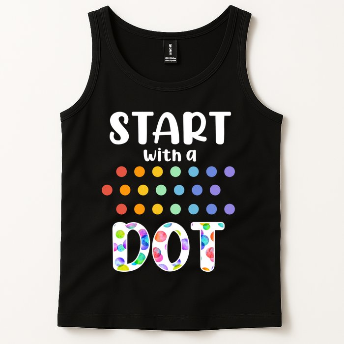 Start With A Dot Inernational Dot Day Tank Top