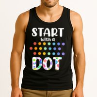 Start With A Dot Inernational Dot Day Tank Top