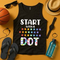 Start With A Dot Inernational Dot Day Tank Top