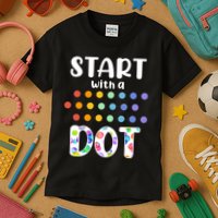 Start With A Dot Inernational Dot Day Kids T-Shirt