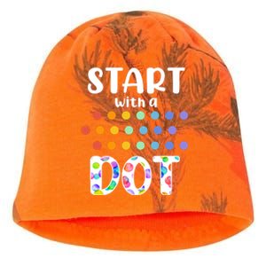 Start With A Dot Inernational Dot Day Kati - Camo Knit Beanie