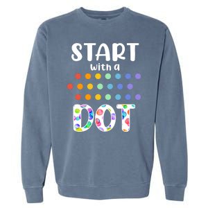 Start With A Dot Inernational Dot Day Garment-Dyed Sweatshirt