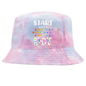 Start With A Dot Inernational Dot Day Tie-Dyed Bucket Hat