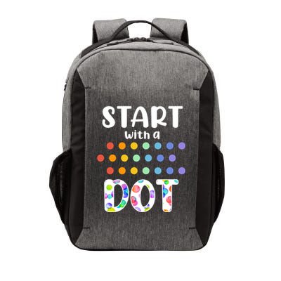Start With A Dot Inernational Dot Day Vector Backpack