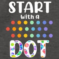 Start With A Dot Inernational Dot Day Vector Backpack