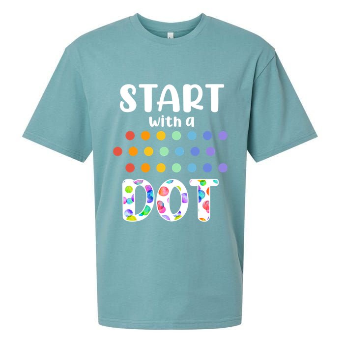 Start With A Dot Inernational Dot Day Sueded Cloud Jersey T-Shirt