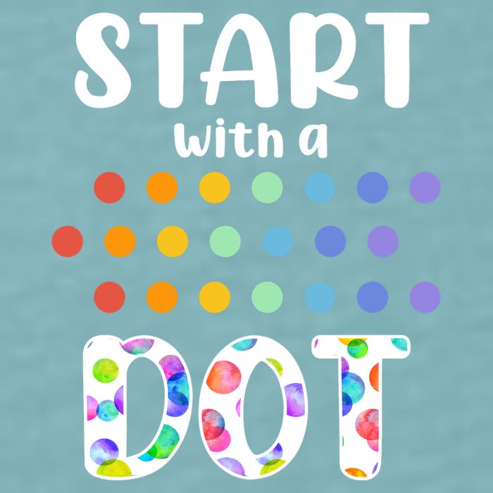 Start With A Dot Inernational Dot Day Sueded Cloud Jersey T-Shirt