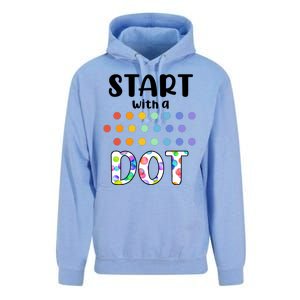 Start With A Dot Inernational Dot Day Unisex Surf Hoodie