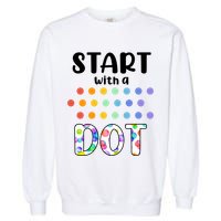 Start With A Dot Inernational Dot Day Garment-Dyed Sweatshirt