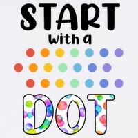 Start With A Dot Inernational Dot Day Garment-Dyed Sweatshirt