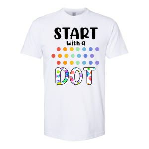 Start With A Dot Inernational Dot Day Softstyle CVC T-Shirt