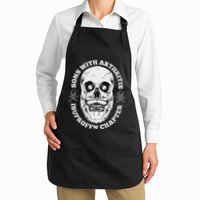 Sons With Arthritis 2 Sided Front Back Funny Retired Biker Full-Length Apron With Pockets