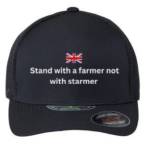 Stand With A Farmer Not With Starmer Flexfit Unipanel Trucker Cap