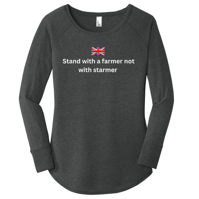 Stand With A Farmer Not With Starmer Women's Perfect Tri Tunic Long Sleeve Shirt