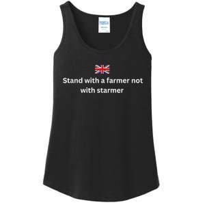 Stand With A Farmer Not With Starmer Ladies Essential Tank