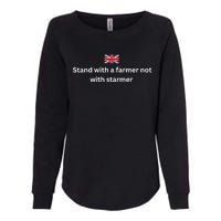 Stand With A Farmer Not With Starmer Womens California Wash Sweatshirt